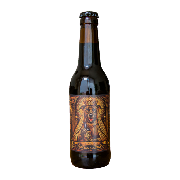 Ampolla d’El Moreneto Stout, cervesa artesana GUAU